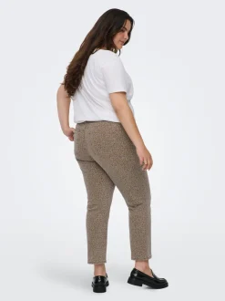 CAREMILY Hohe Taille Gerade geschnitten Knöchellang Jeans