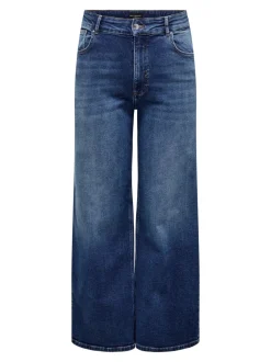 CARJUICY Hohe Taille Weiter Beinschnitt Jeans