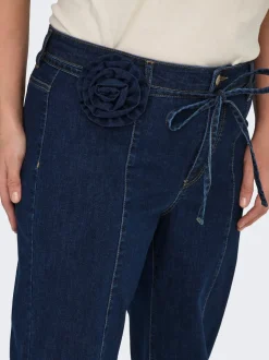 CARMADISON Hohe Taille Weiter Beinschnitt Jeans