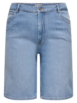 CARSONNY Hohe Taille Normal geschnitten Jeans-Shorts