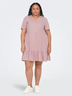 CARTIRI-CARO Leinen Kurzes Kleid