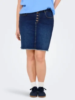 CARWILLY Denim Jeansrock Midirock
