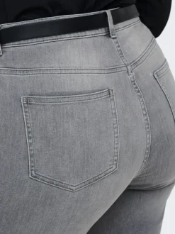 CARWILLY Hohe Taille Weiter Beinschnitt Jeans