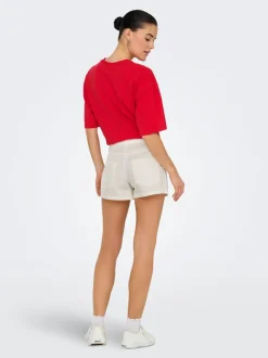JDYANYA Mittlere Taille Normal geschnitten Jeans-Shorts