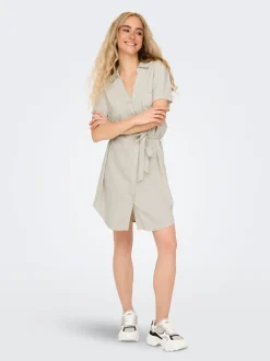 JDYCAYA Leinen Kurzes Kleid