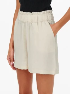JDYDIVYA Hohe Taille Normal geschnitten Paperbag Shorts