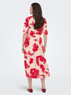 JDYFLORA Midikleid