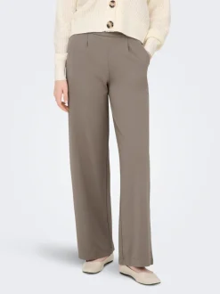 JDYGEGGO Weiter Beinschnitt Hose mit weitem Beinschnitt