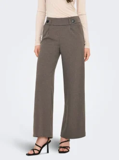 JDYGEGGO Weiter Beinschnitt Hose mit weitem Beinschnitt