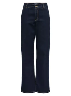 JDYGEGS Hohe Taille Weiter Beinschnitt Jeans
