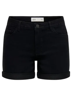 JDYMOON Mittlere Taille Normal geschnitten Jeans-Shorts