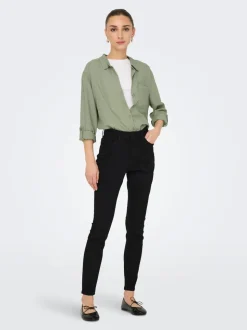 JDYMOON Hohe Taille Skinny Fit Knöchellang Jeans