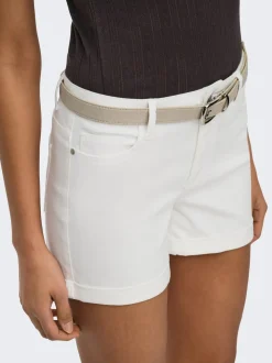 JDYMOON Mittlere Taille Normal geschnitten Jeans-Shorts
