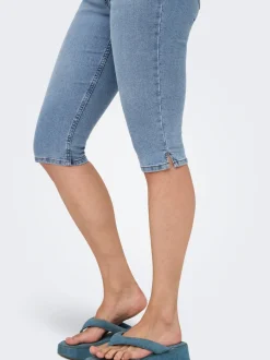 JDYMOON Mittlere Taille Skinny Fit capri Jeans
