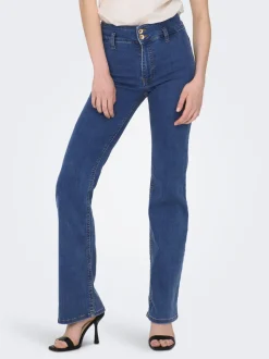 JDYNEWNIKKI Hohe Taille Flared Jeans