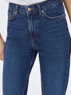 JDYPETRA Hohe Taille Straight Fit Jeans
