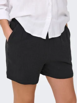 JDYTHEIS Mittlere Taille Normal geschnitten Paperbag Shorts