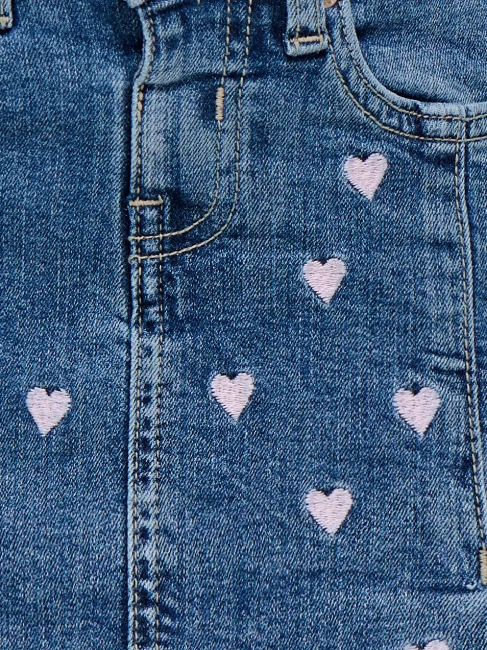KMGHOXTON Denim Jeansrock Kurzer Rock