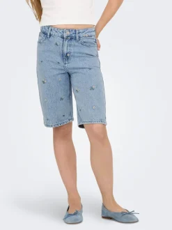 KOGCOBAIN Locker geschnitten Jeans-Shorts