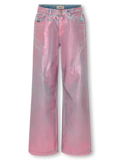 KOGCOBAIN Weiter Beinschnitt Knöchellang Jeans