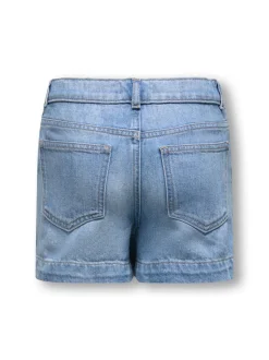 KOGCOMET Mittlere Taille Weiter Beinschnitt Jeans-Shorts