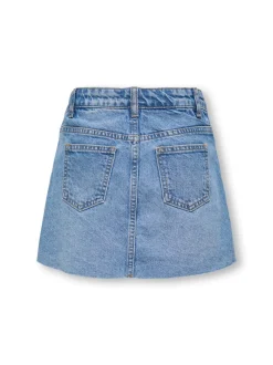 KOGKADIE Denim Jeansrock Kurzer Rock