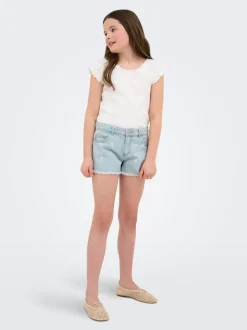 KOGROBYN Locker geschnitten Jeans-Shorts