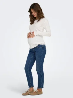 OLMBLUSH Mittlere Taille Skinny Fit Knöchellang Jeans