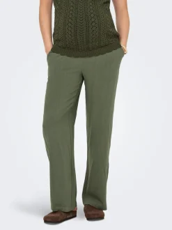 OLMSIESTA Gerade geschnitten Leinen Hose