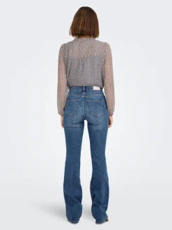ONLBLUSH Mittlere Taille Flared Jeans