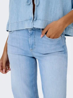 ONLBLUSH Mittlere Taille Gerade geschnitten Jeans