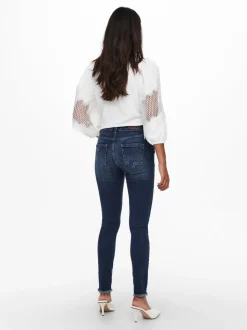 ONLBLUSH Mittlere Taille Skinny Fit Knöchellang Jeans