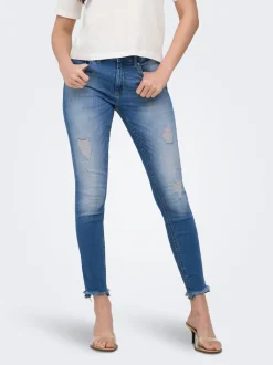 ONLBLUSH Mittlere Taille Skinny Fit Knöchellang Jeans