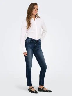 ONLBLUSH Mittlere Taille Skinny Fit Knöchellang Jeans