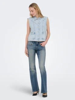 ONLCORAL Niedrige Taille Flared Jeans