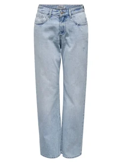ONLELLA Mittlere Taille Gerade geschnitten Jeans