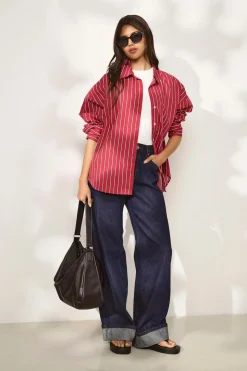 ONLELLA Mittlere Taille Weiter Beinschnitt Jeans