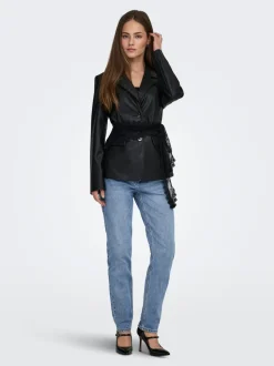 ONLEMILY Hohe Taille Gerade geschnitten Knöchellang Jeans
