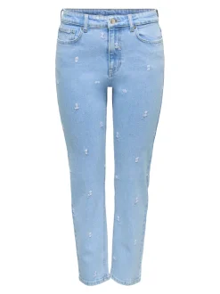 ONLEMILY Hohe Taille Gerade geschnitten Knöchellang Jeans