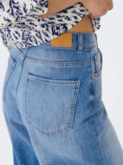 ONLGIULIA Hohe Taille Weiter Beinschnitt Jeans