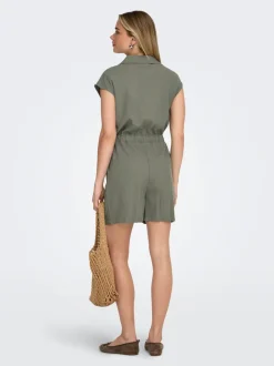 ONLGOA Leinen Playsuit