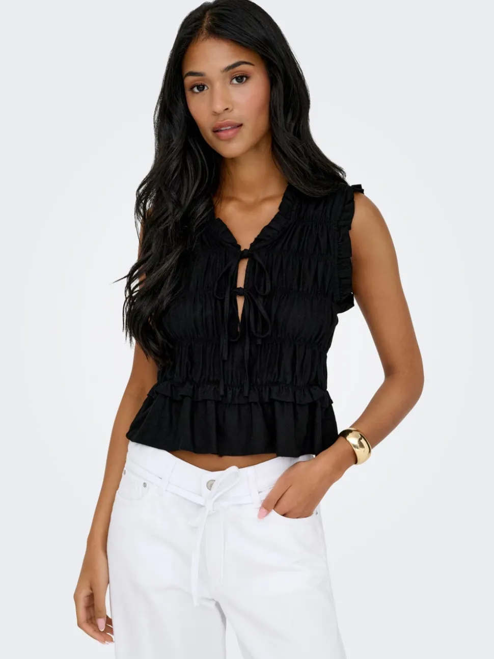 ONLGOA Leinen Bluse