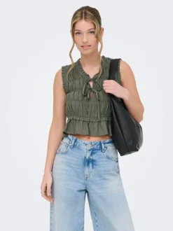 ONLGOA Leinen Bluse