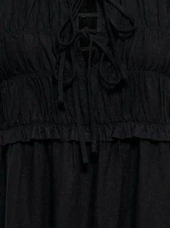 ONLGOA Leinen Kurzes Kleid