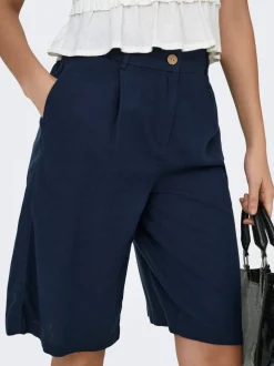 ONLGOA Locker geschnitten Leinen Shorts