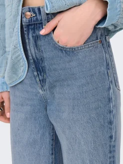 ONLHOPE Hohe Taille Weiter Beinschnitt Jeans