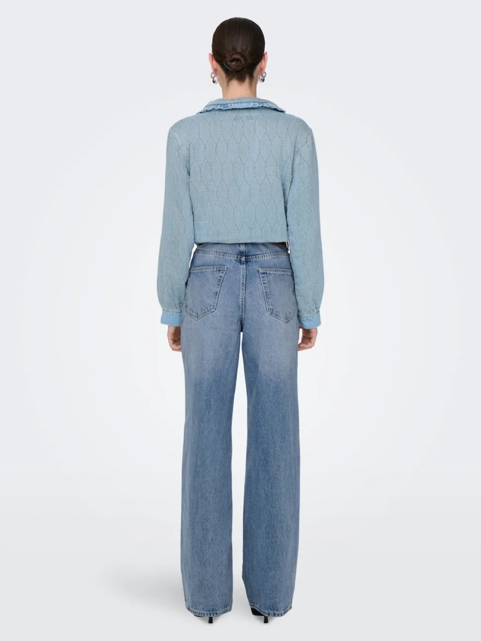 ONLHOPE Hohe Taille Weiter Beinschnitt Jeans