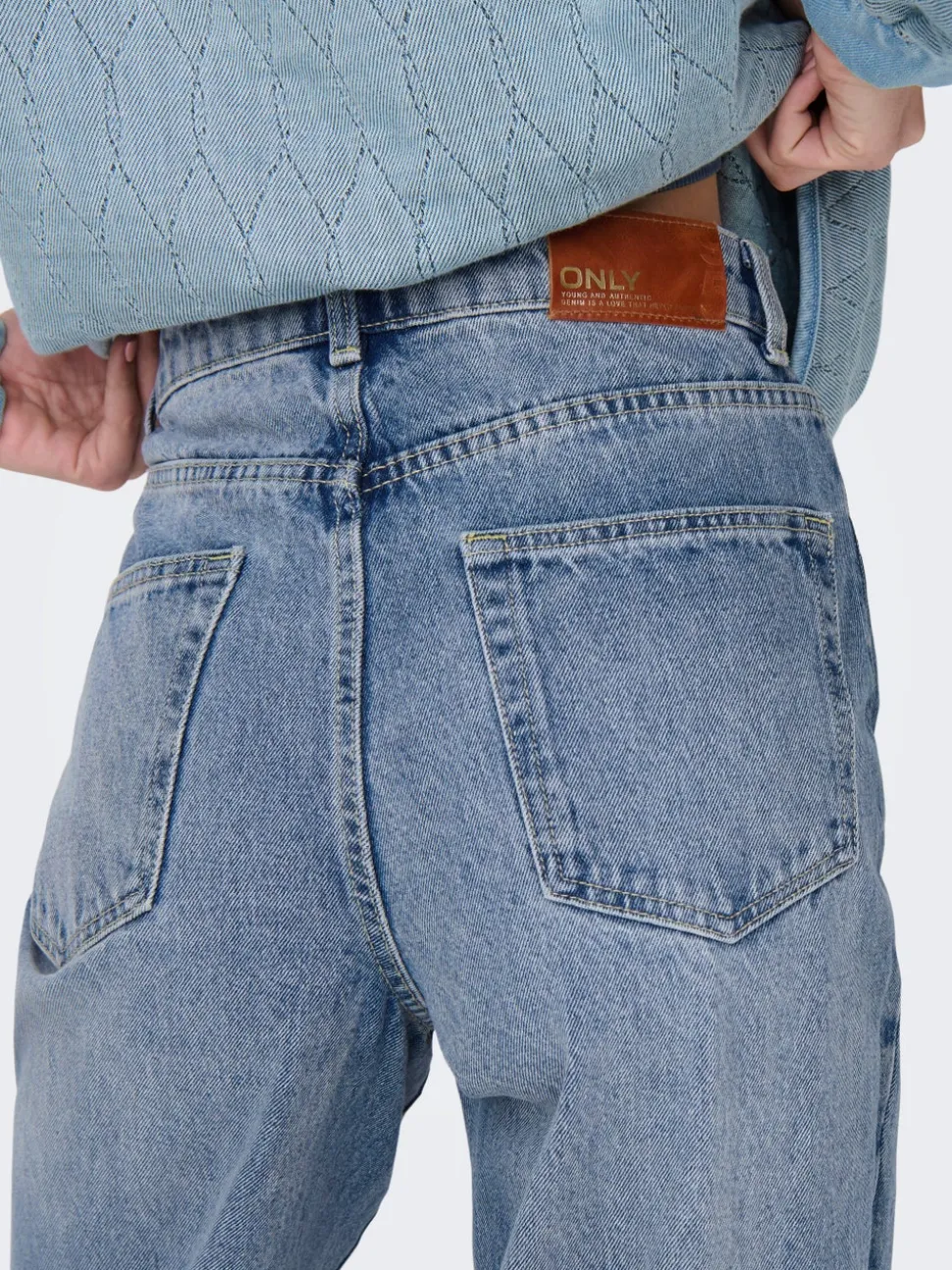 ONLHOPE Hohe Taille Weiter Beinschnitt Jeans