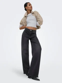 ONLHOPE Hohe Taille Weiter Beinschnitt Jeans