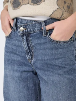 ONLHOPE Mittlere Taille Weiter Beinschnitt Jeans